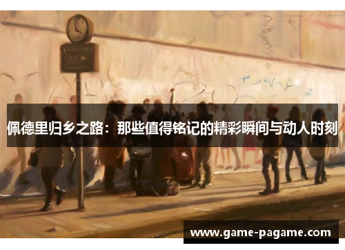 佩德里归乡之路：那些值得铭记的精彩瞬间与动人时刻